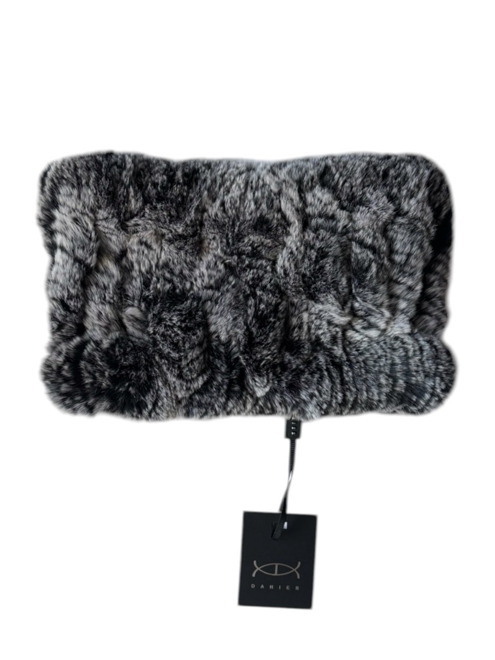 NWT Danier Sheyla 100% Rex Rabbit Fur Headband / Cowl